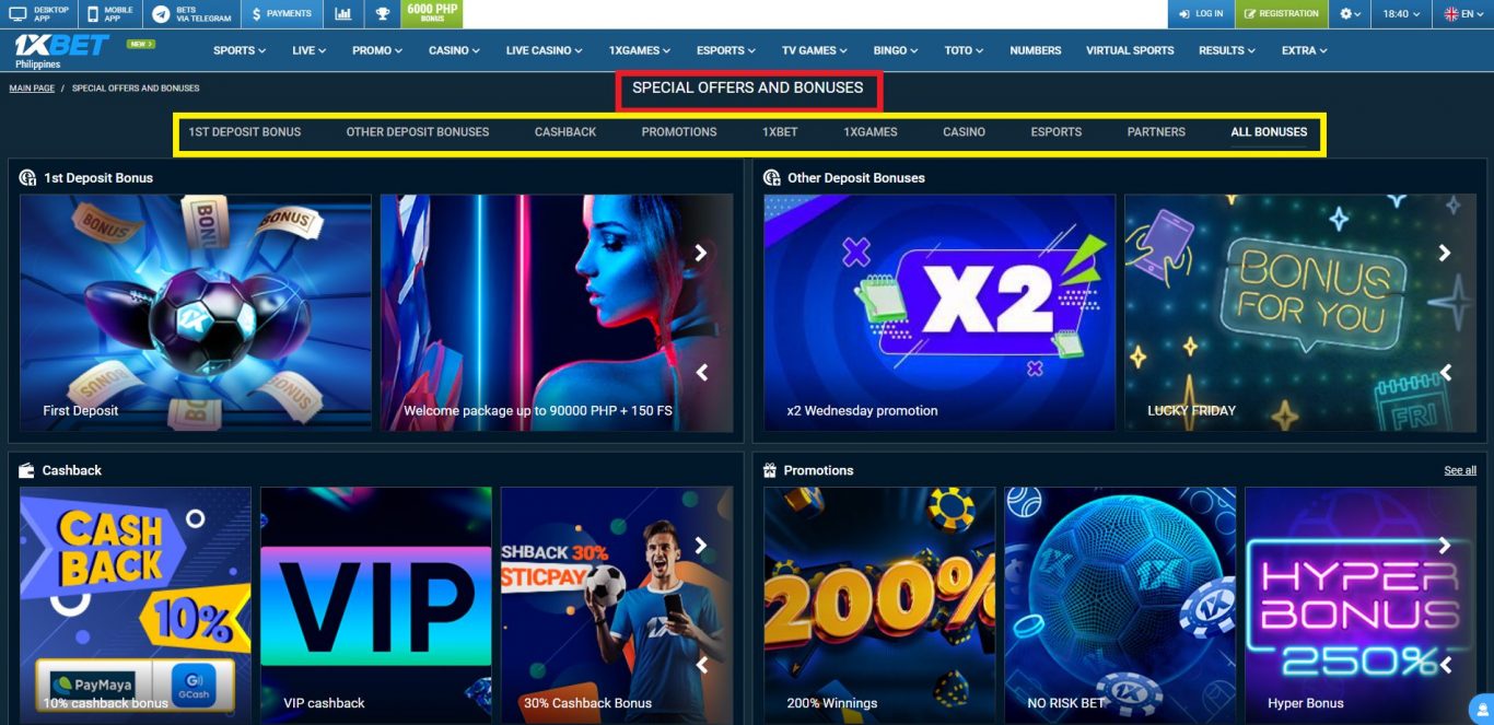 1xBet first deposit bonus